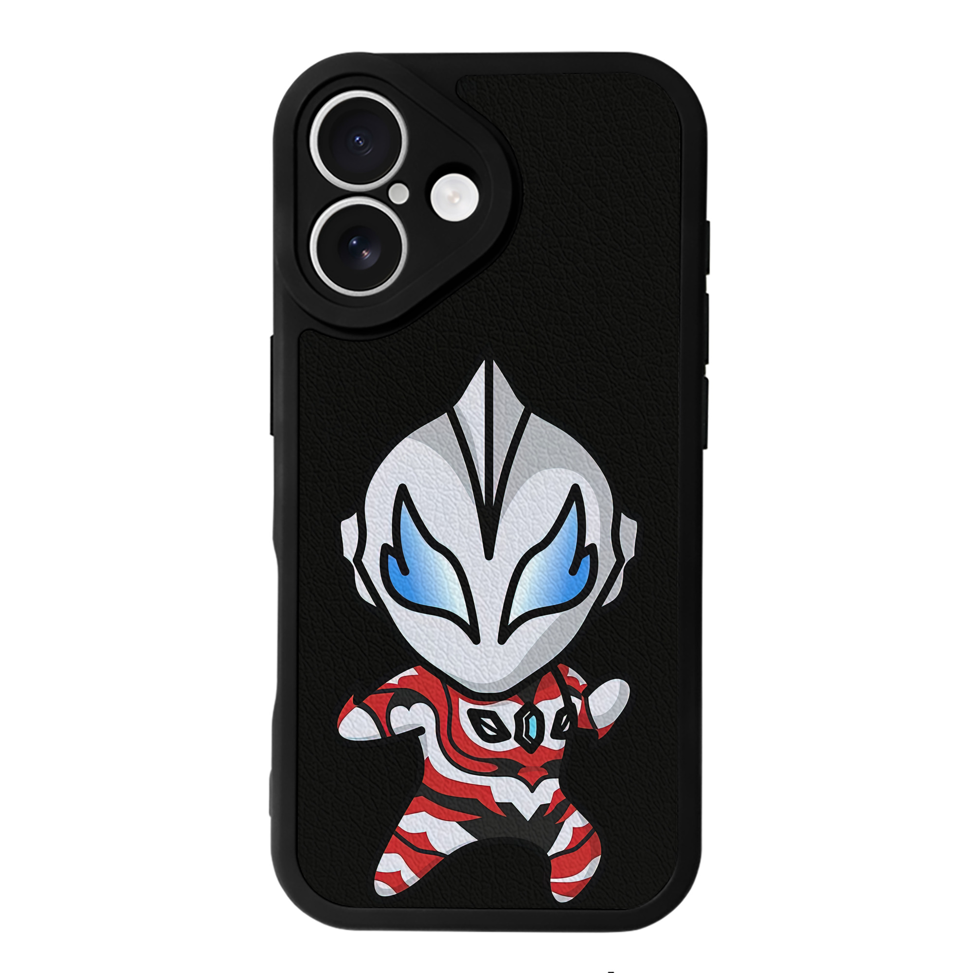 （画像用） ウルトラマン Ultraman 【iPhone 16シリーズ対応】シリコンスマホケース（レザー調） 材質：シリコン
